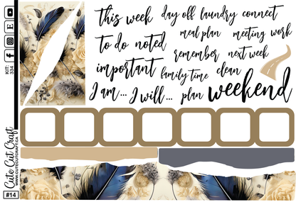 Words Of A Feather #334 || Journaling Sheets