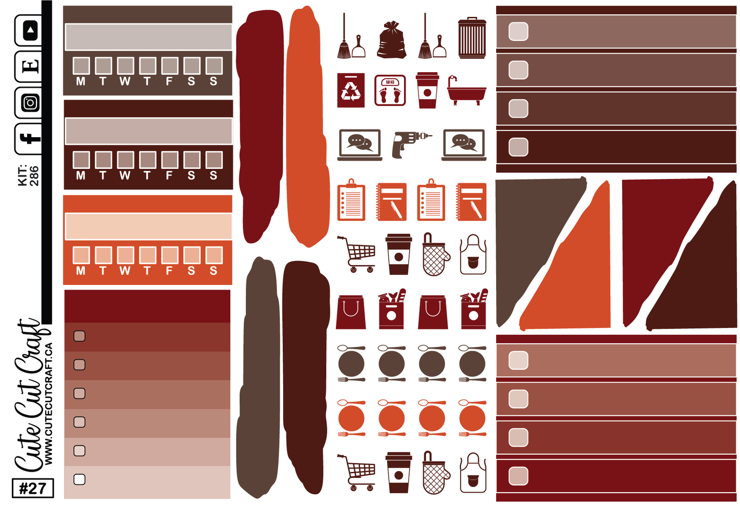 Red Fall #286 || HP Dashboard Weekly Kit