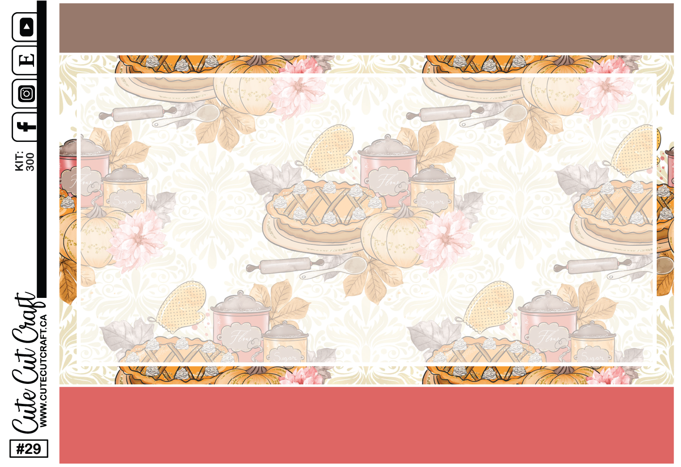 Fall Baking #300 || HP Dashboard Weekly Kit