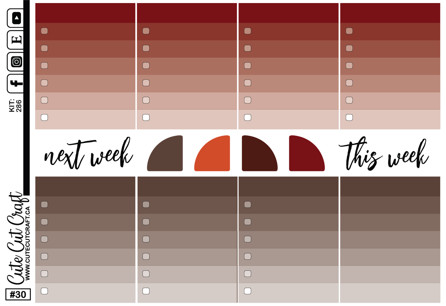 Red Fall #286 || EC LifePlanner
