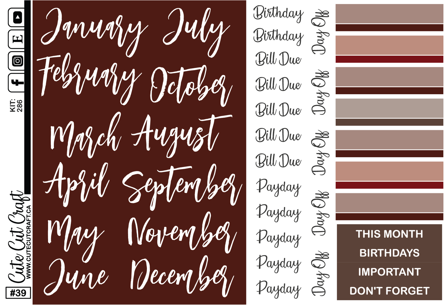 Red Fall #286 || 7x9 Monthly