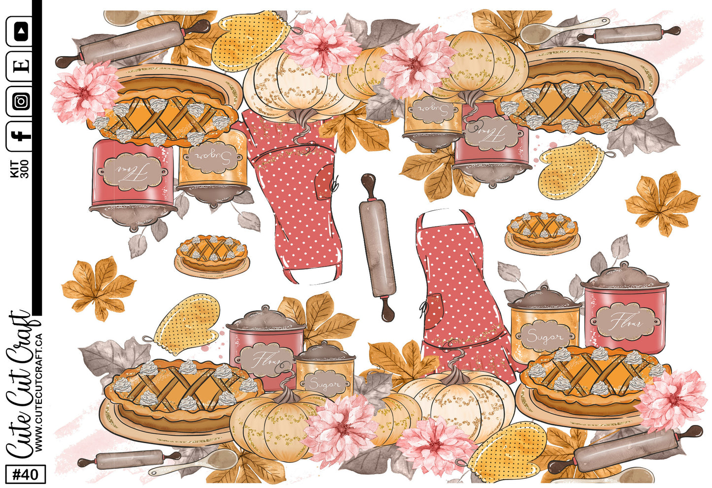 Fall Baking #300 || HP Dashboard Weekly Kit