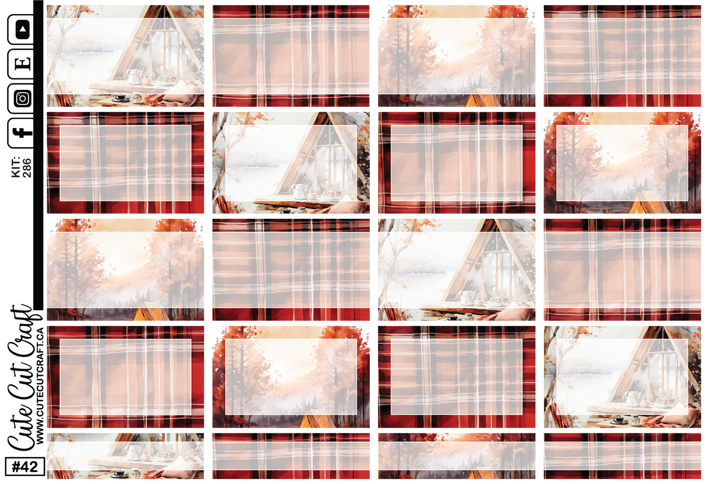 Red Fall #286 || Journaling Sheets