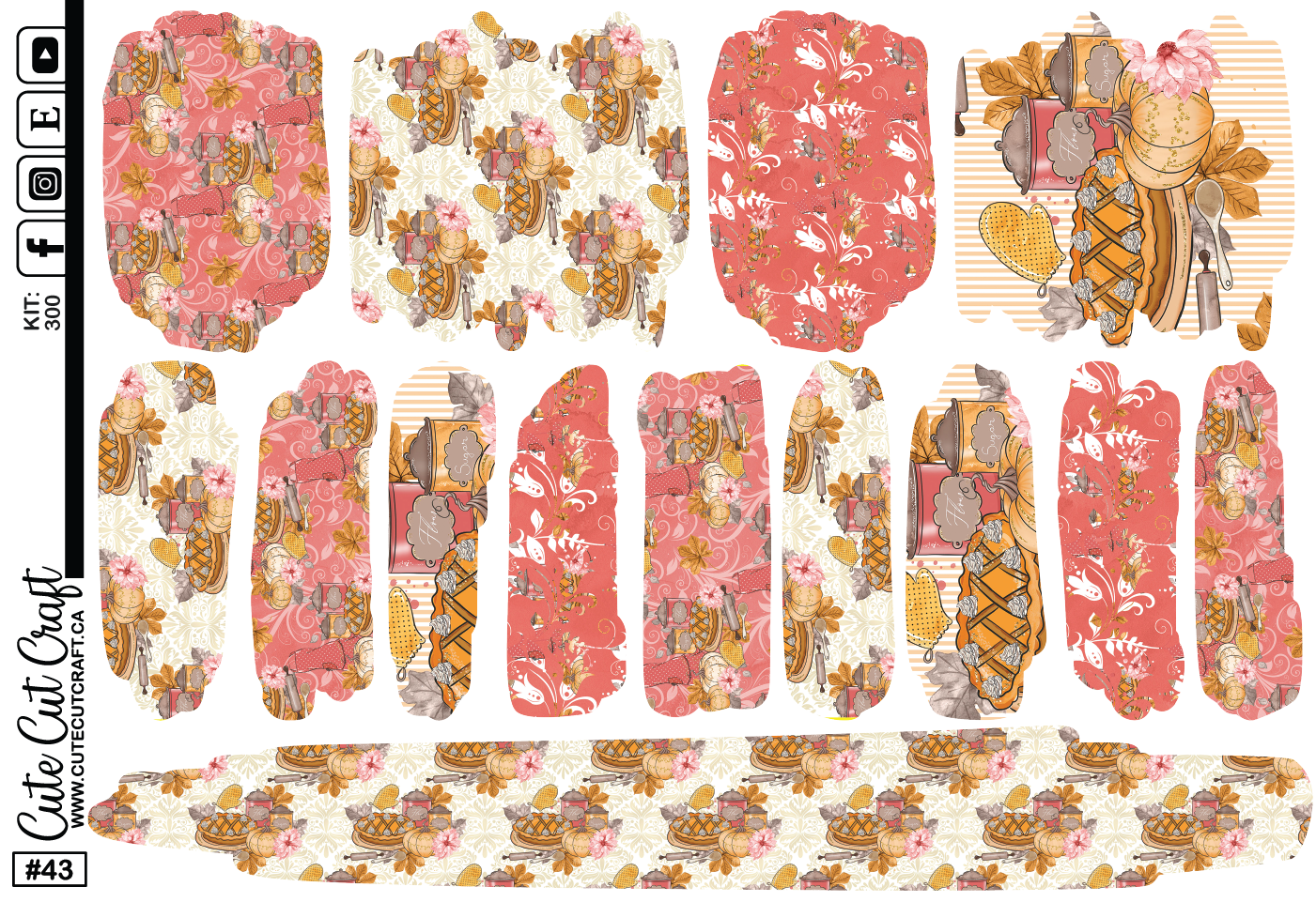 Fall Baking #300 || HP Dashboard Weekly Kit