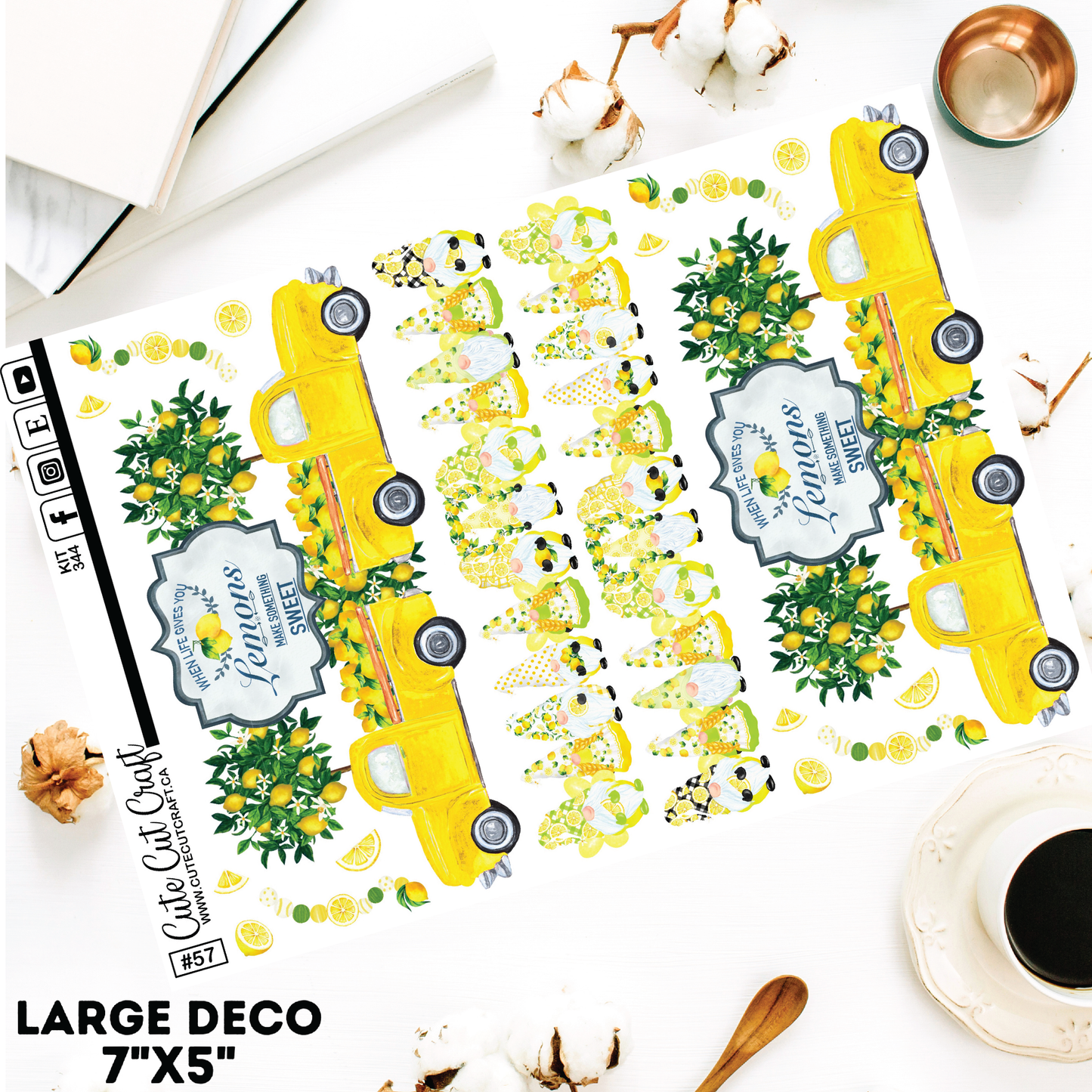 Lemon Drop #344 || Deco Sheets