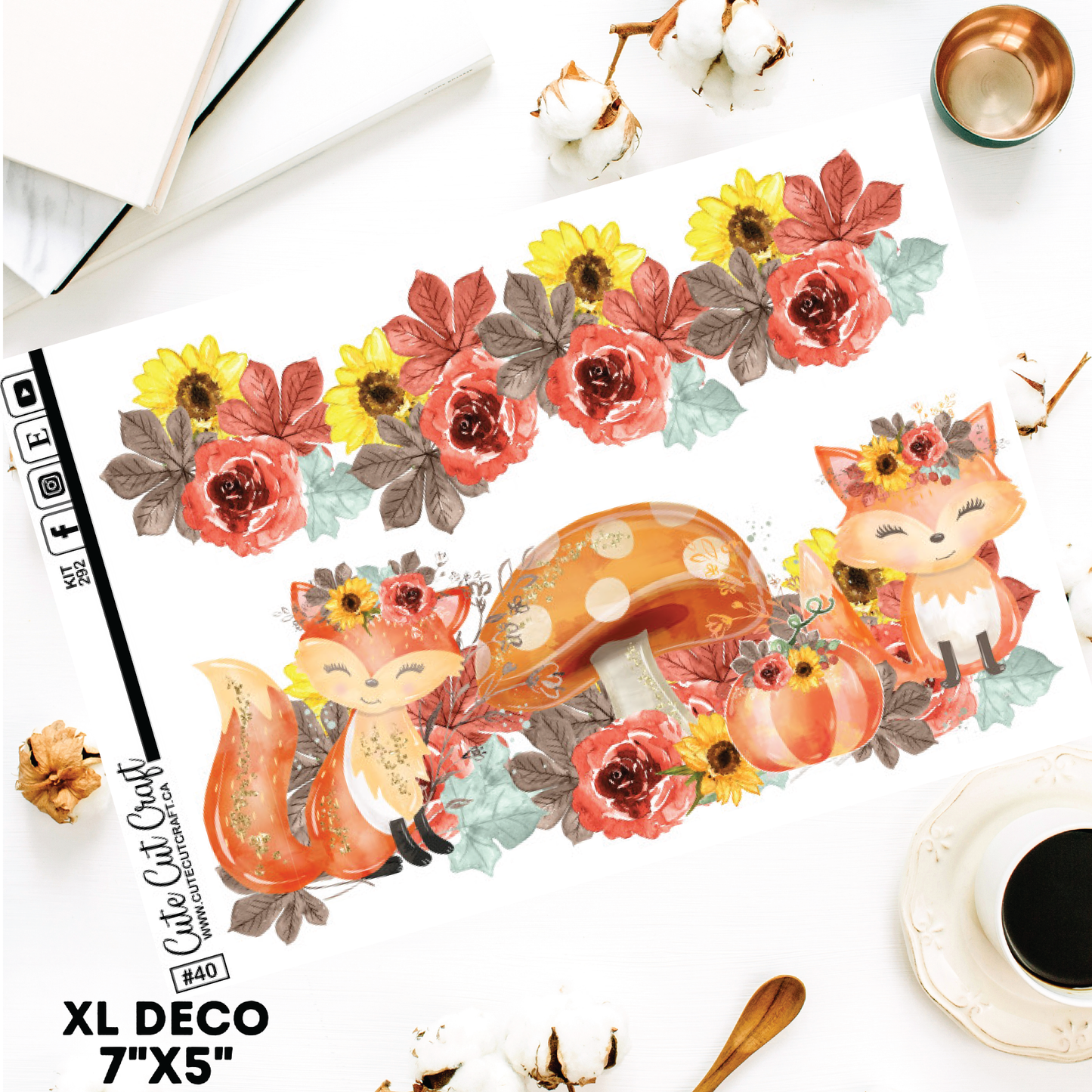 Autumn Fox #292 || Deco Sheets