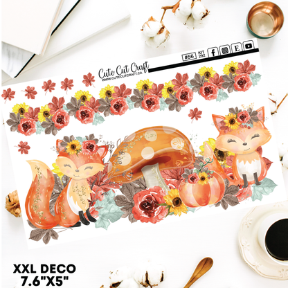 Autumn Fox #292 || Deco Sheets