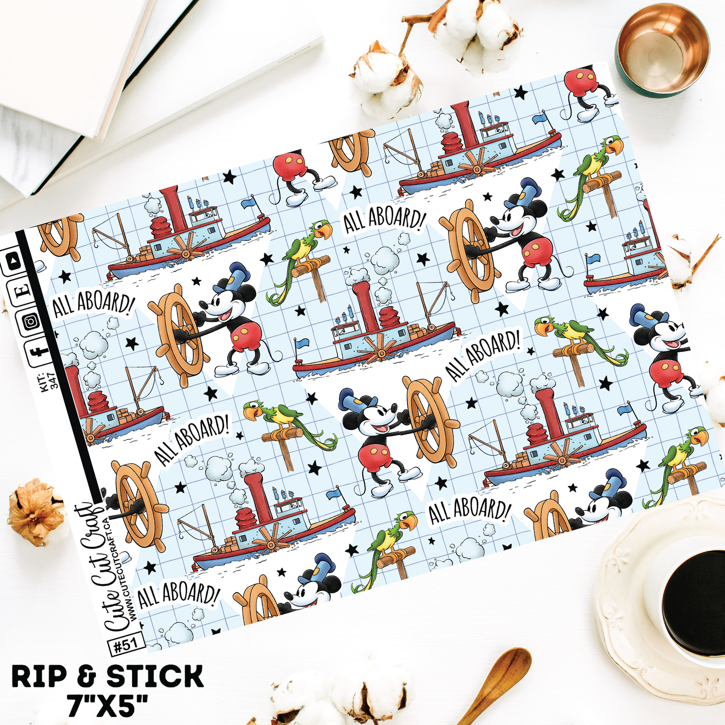 Steamboat Willie #347 || Extra Sheets