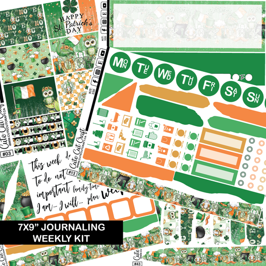 Irish Luck #330 || Journaling Sheets