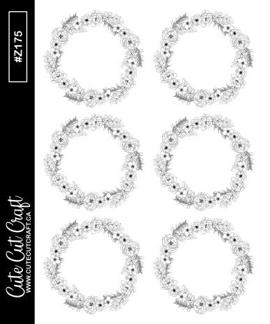 Foiled Floral 2 || Deco Sheet