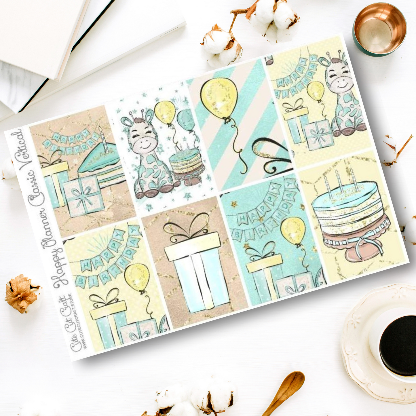 Birthday Giraffe #048 || EC/HP Full Boxes