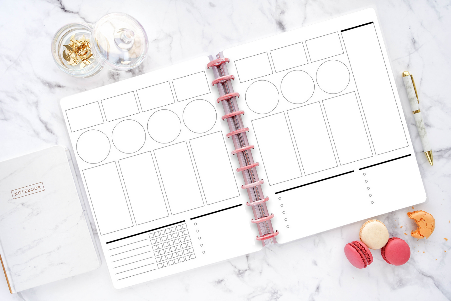 Circle Vertical || CHP Planner Inserts