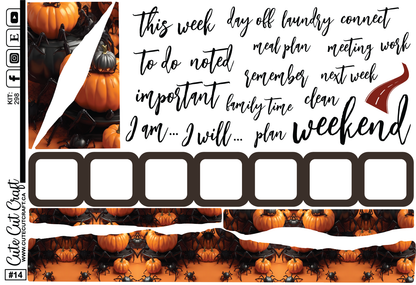 Happy Halloween #298 || Journaling Sheets