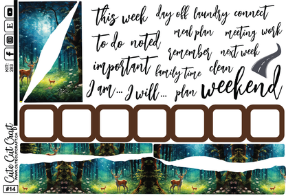 Into The Woods #283 || Journaling Sheets