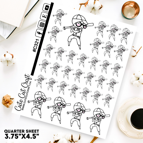 Baseball Paige #321 || Planner Paige