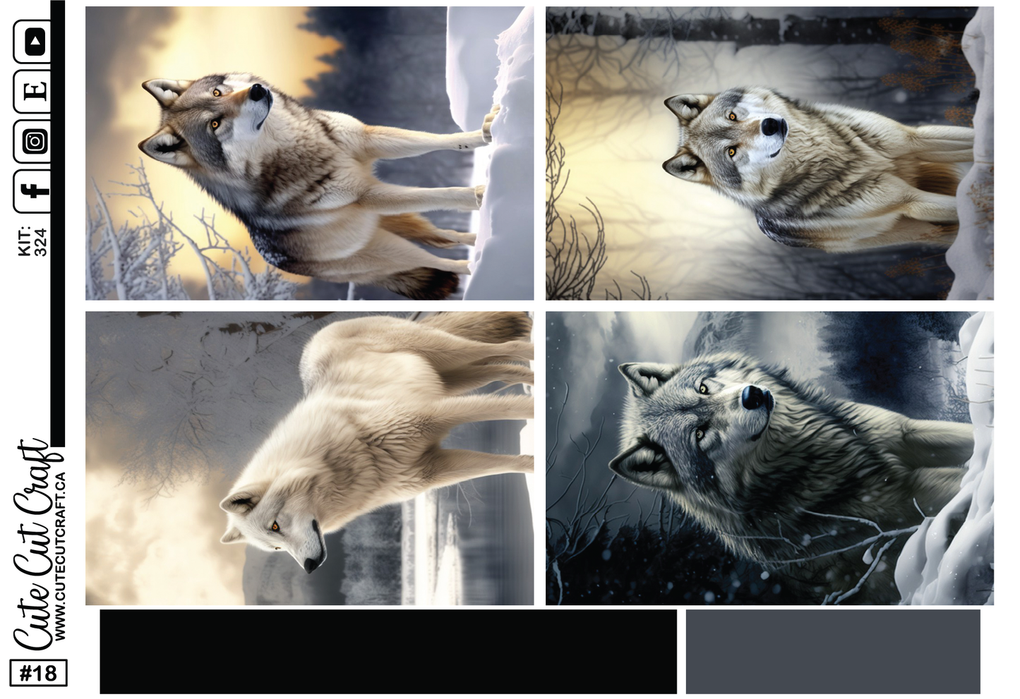 Winter Wolf #324 || HP Big Weekly Kit