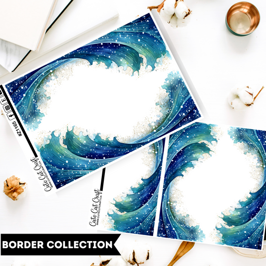 Ocean Waves || Border Collection