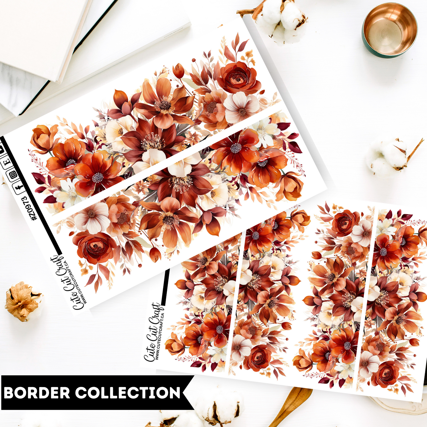 Fall Leaves || Border Collection