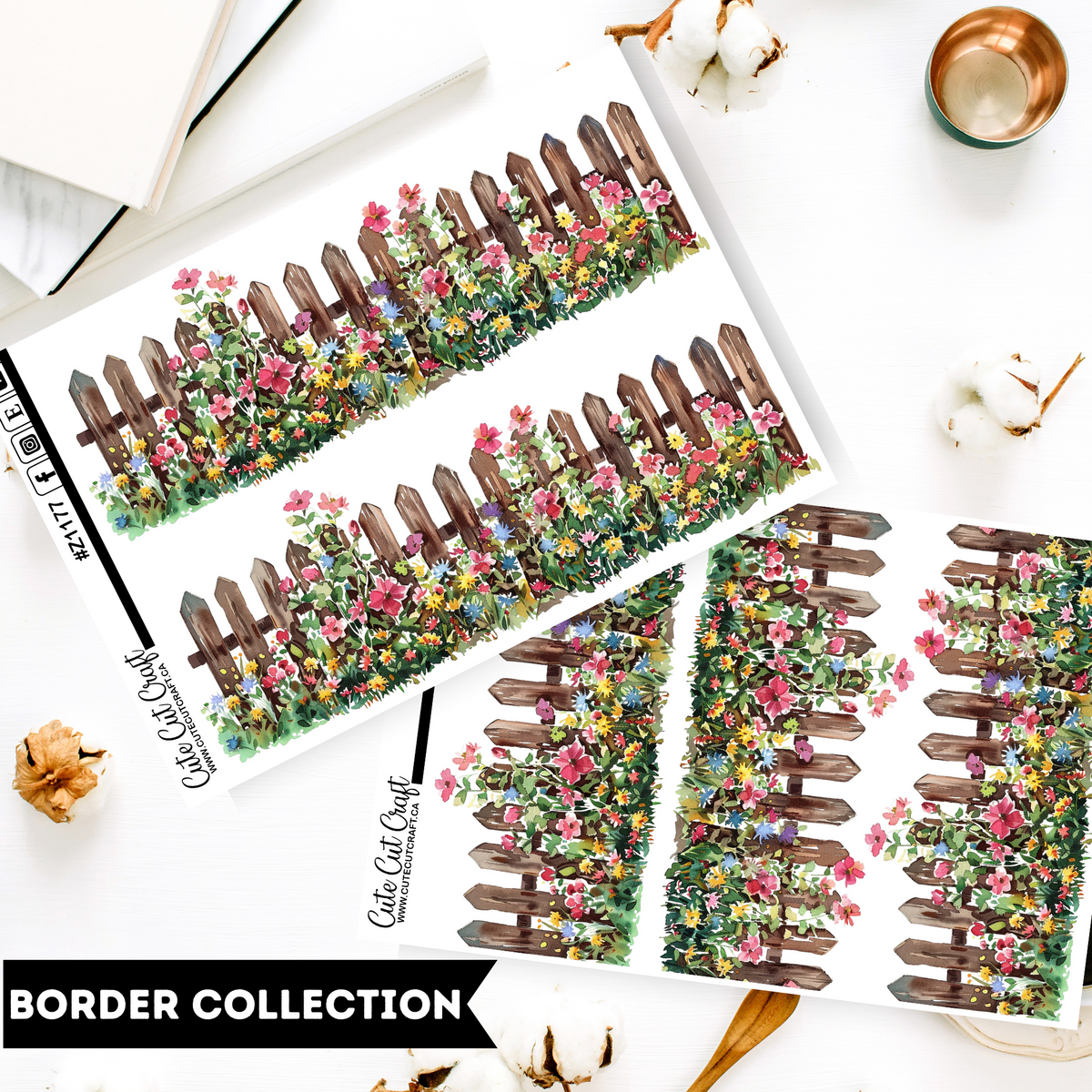 Floral Fence || Border Collection