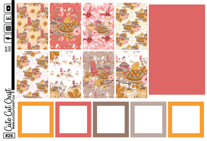 Fall Baking #300 || HP Dashboard Weekly Kit
