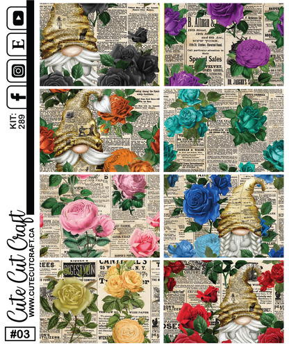 Floral News #289 || Journaling Sheets