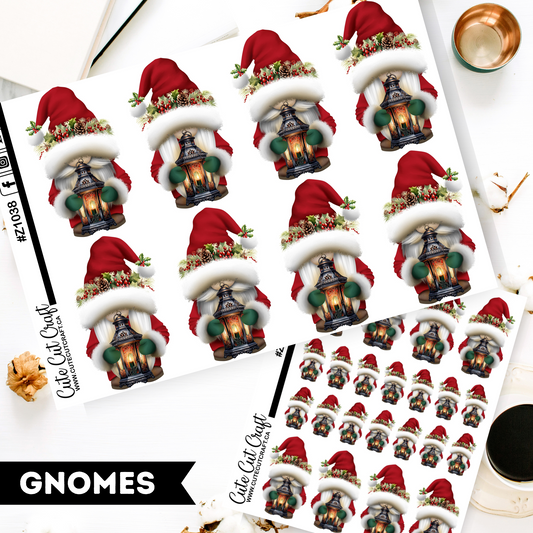 Christmas Lantern Gnomes