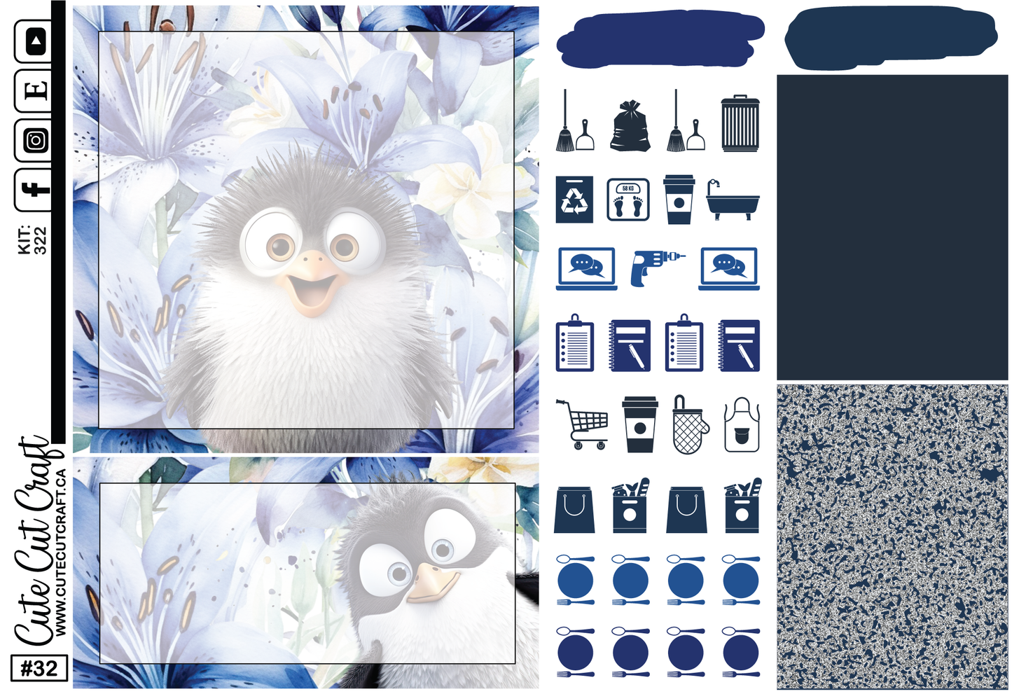 Winter Penguin #322 || Past Collections