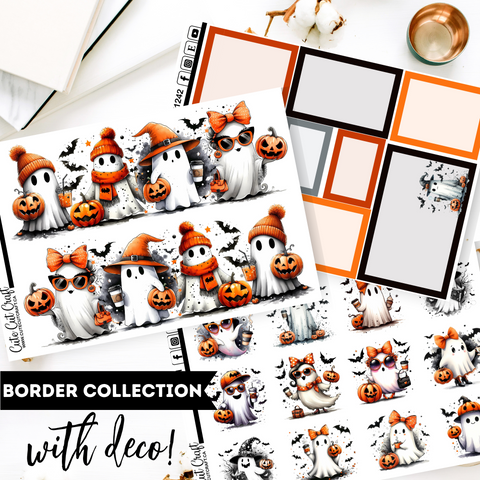 Halloween Ghosts || Border Collection