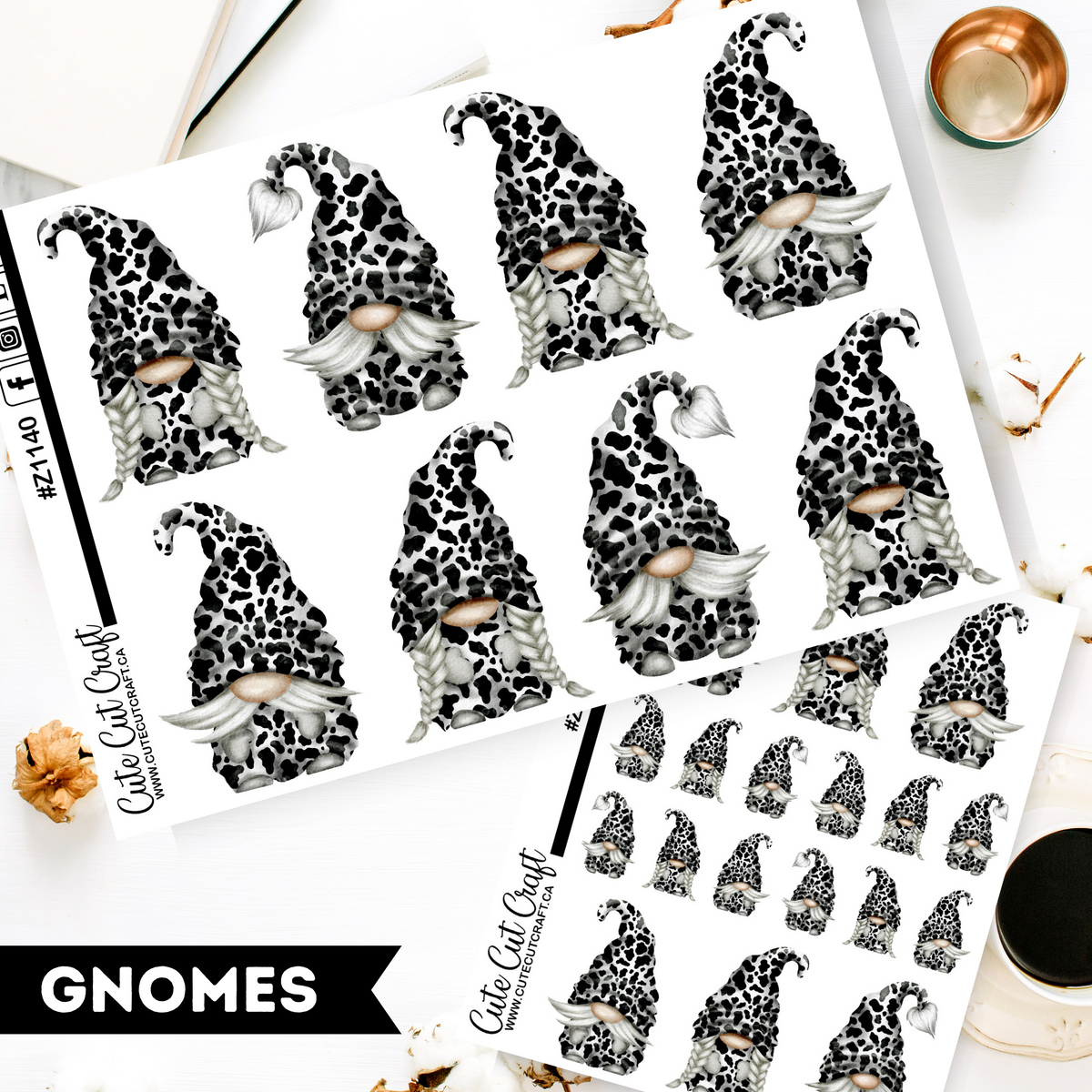 Holstein Cow Gnomes