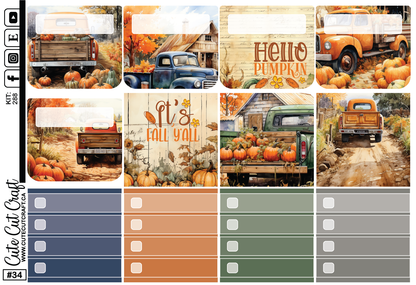 Pumpkin Truck #288 || HP Academic Kit