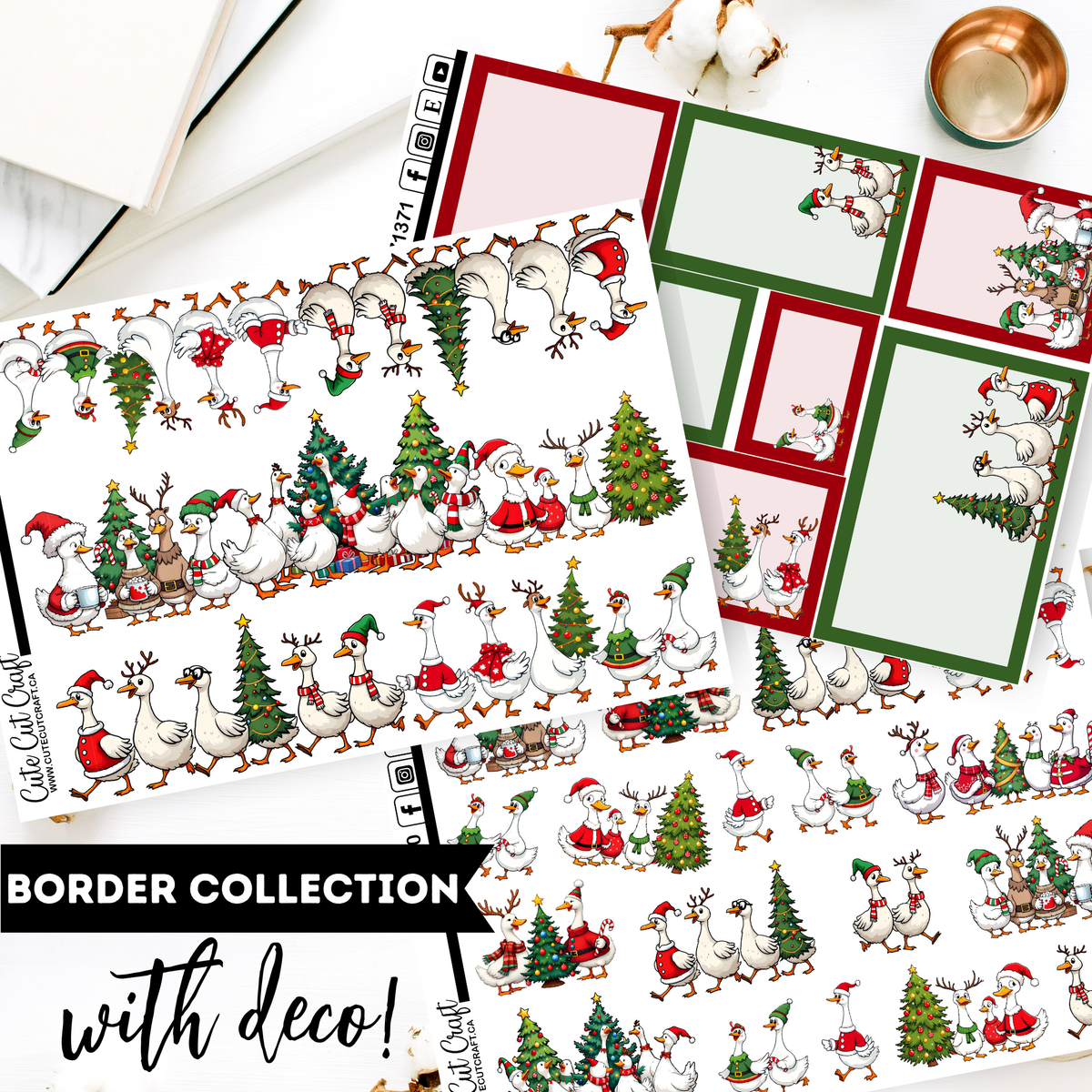 Christmas Goose || Border Collection