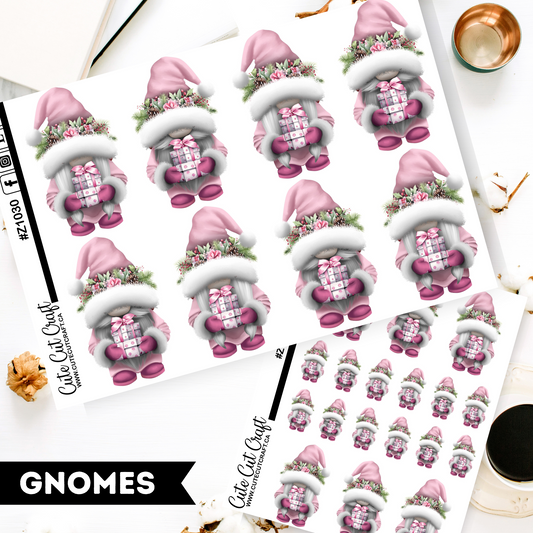 Pink Present Gnomes 2000