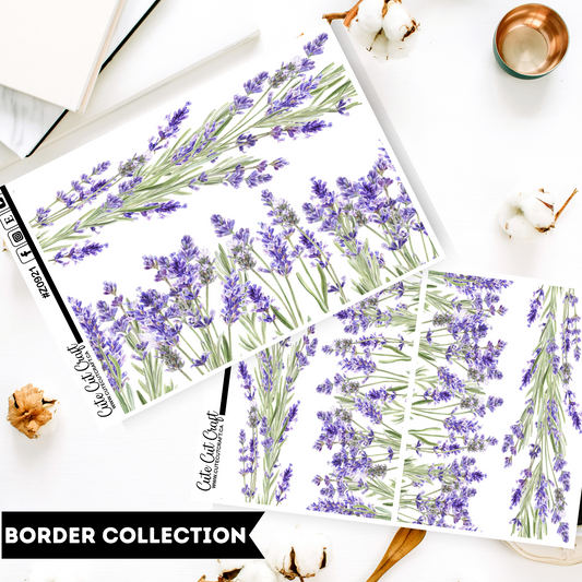 Lavender Florals || Border Collection