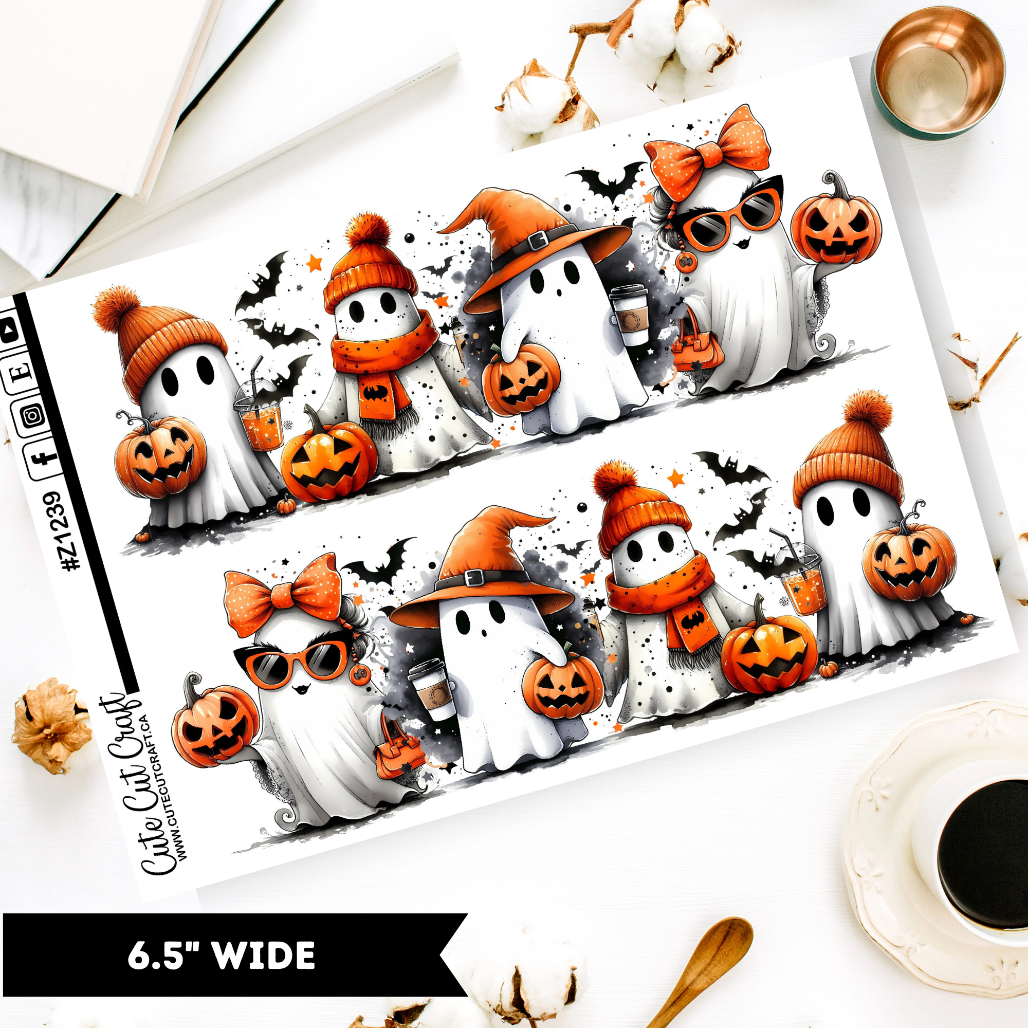 Halloween Ghosts || Border Collection