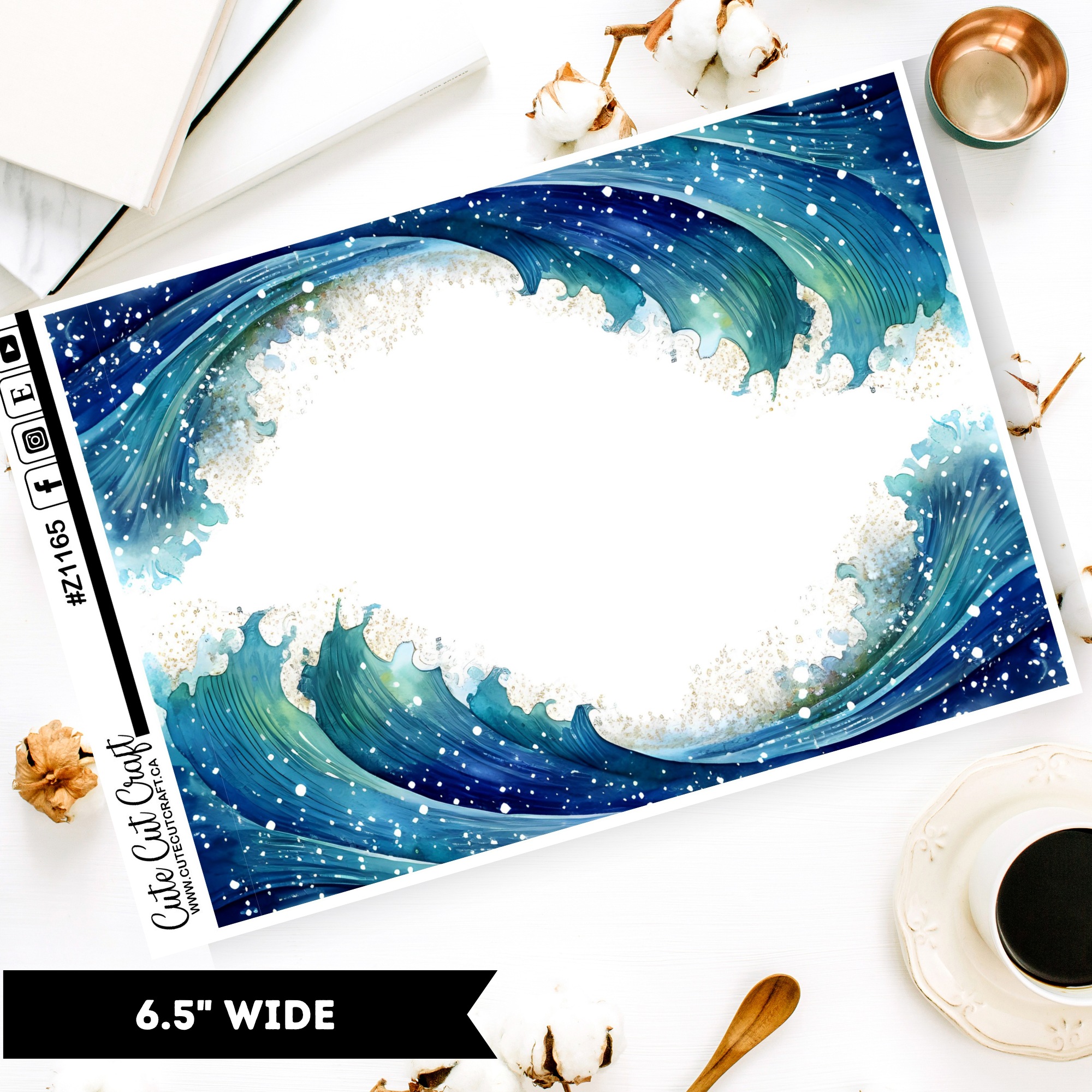 Ocean Waves || Border Collection