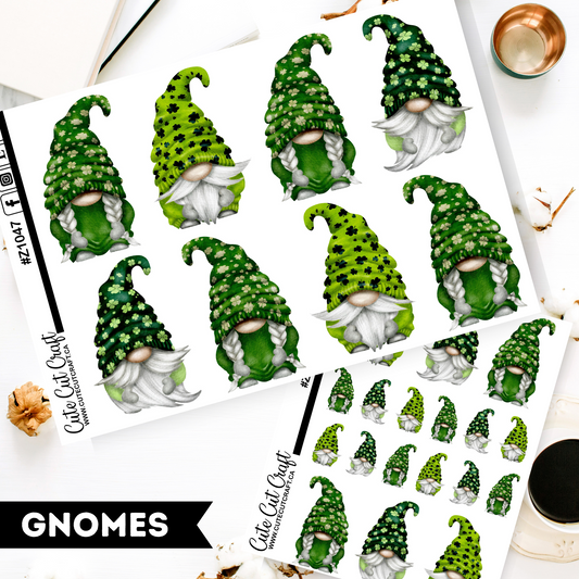 Irish Clover Gnomes