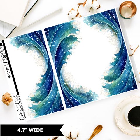 Ocean Waves || Border Collection