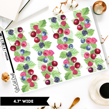 Berries Florals || Border Collection