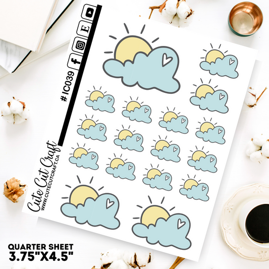 Clouds #039 || Decorative Icons