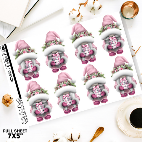 Pink Present Gnomes