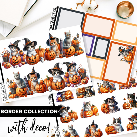 Halloween Cats || Border Collection