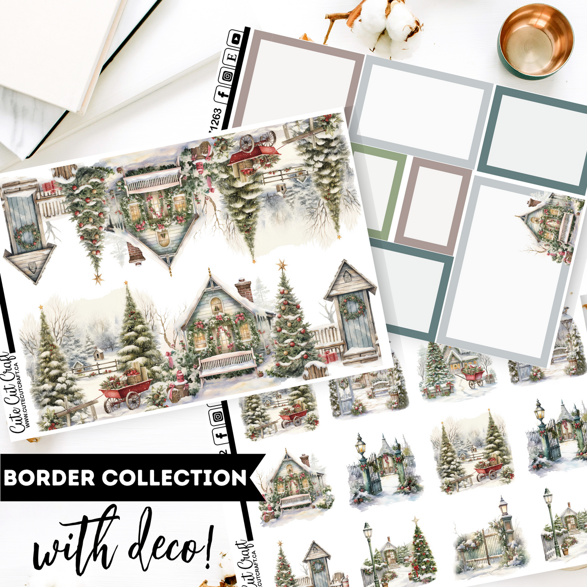 Outdoor Christmas || Border Collection