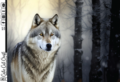 Winter Wolf #324 || HP Classic Vertical
