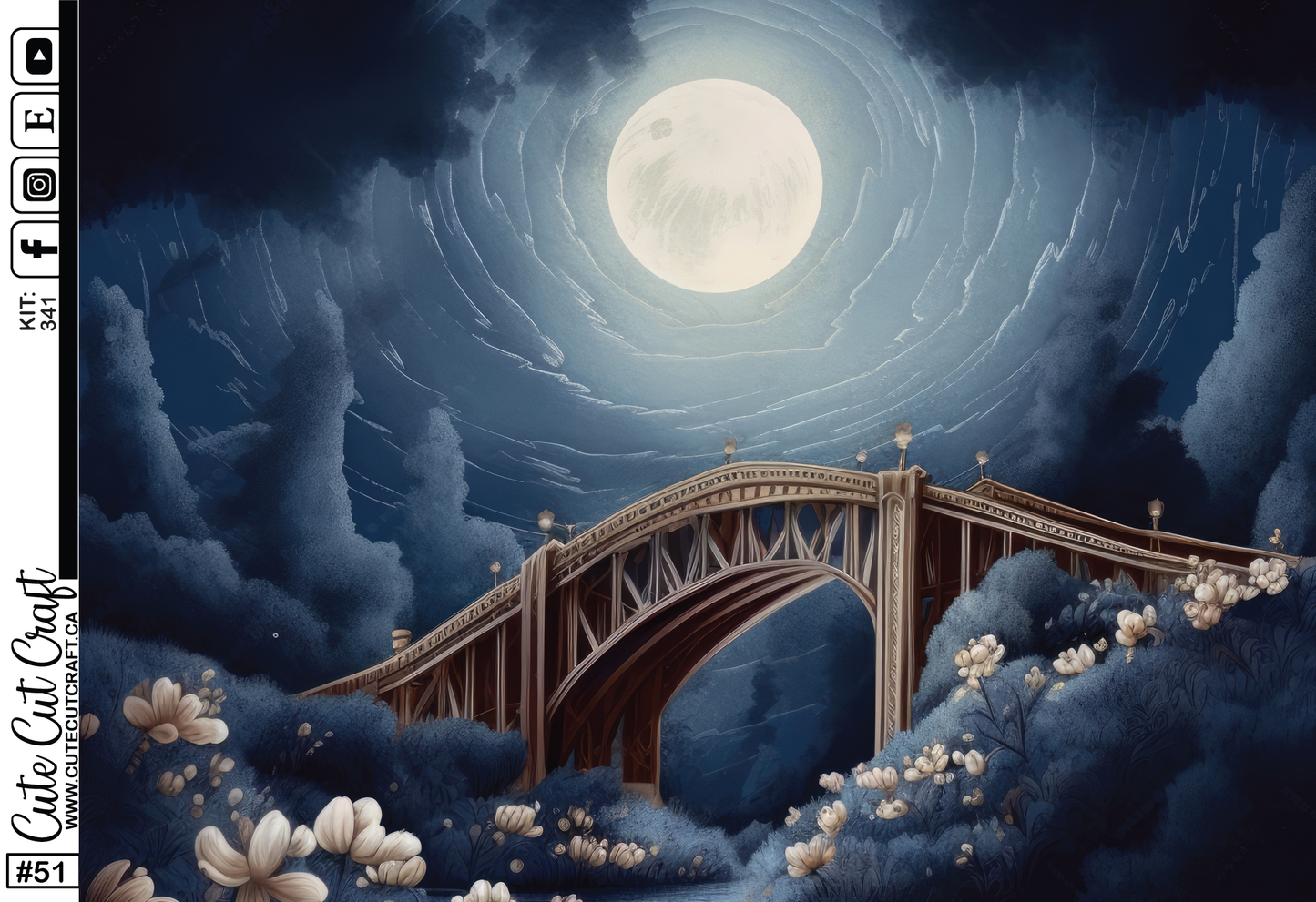Moonlit Bridges #341 || HP Classic Vertical
