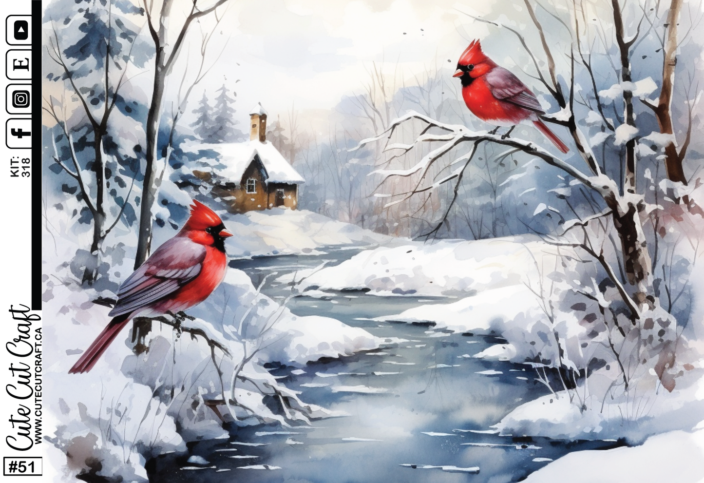 Winter Birds #318 || EC LifePlanner