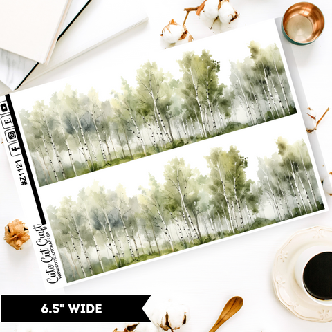 Birch Trees || Border Collection