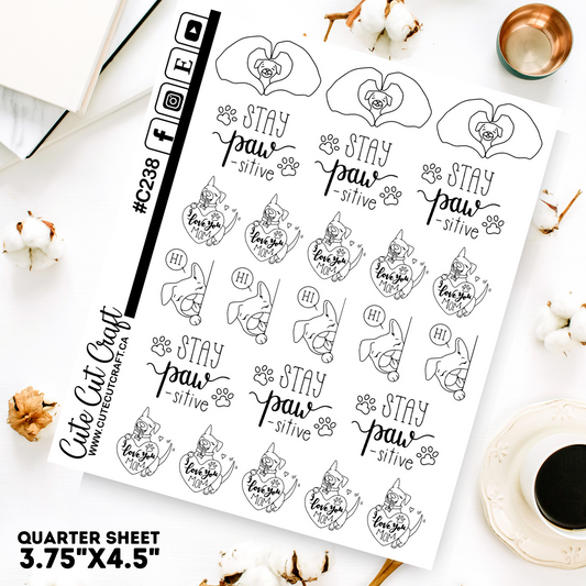 Dog Doodles || Planner Paige