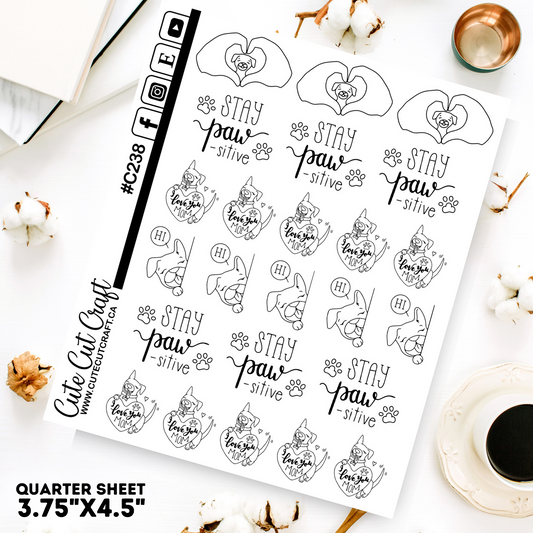 Dog Doodles || Planner Paige 2000