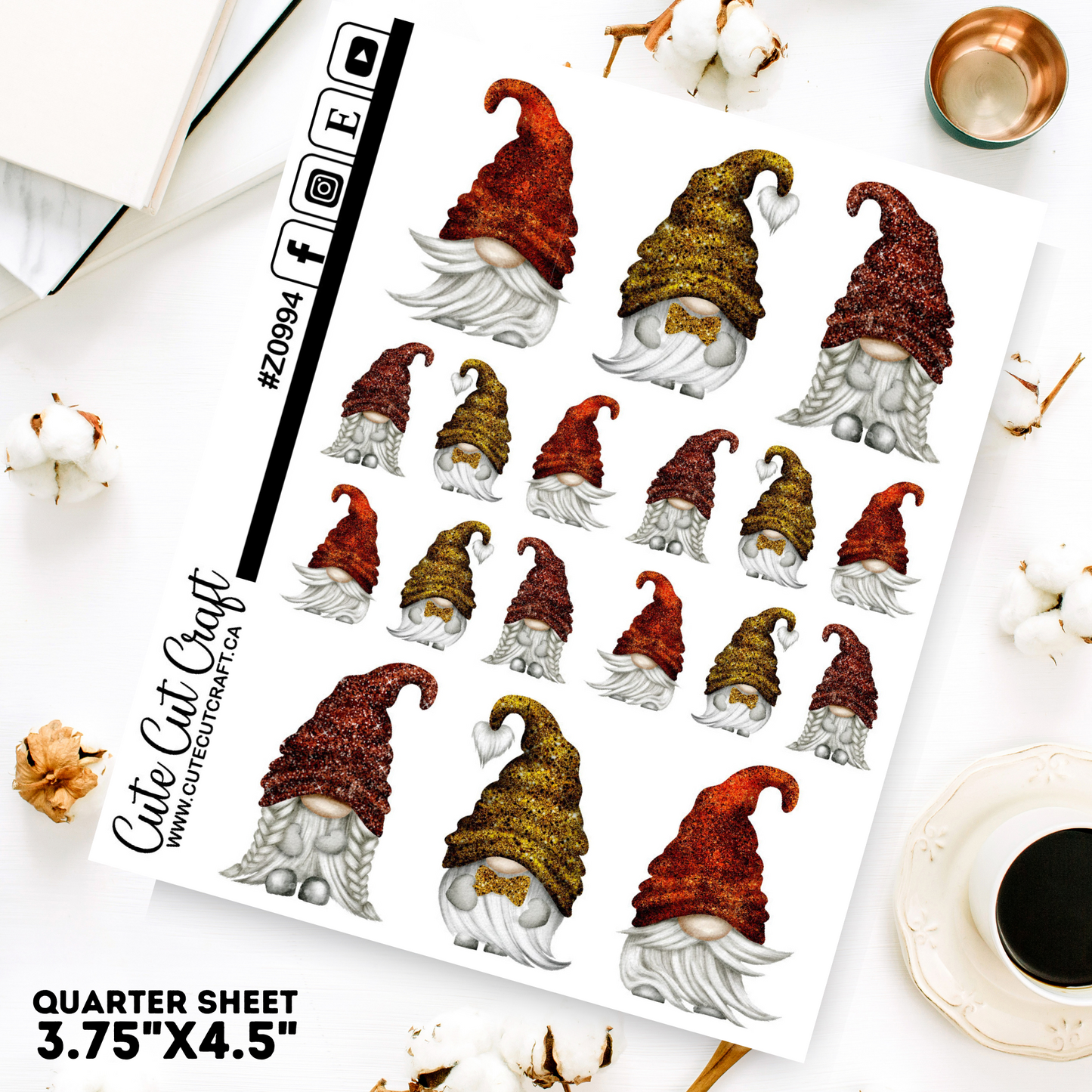 Fall Glitter Gnomes