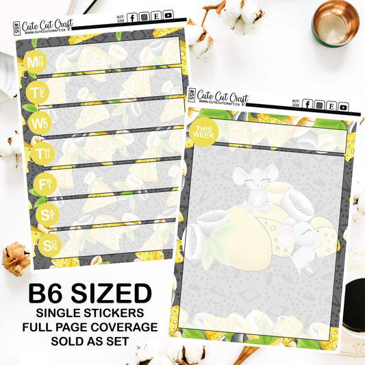 Totally Cheesy #339 || Layout Stickers